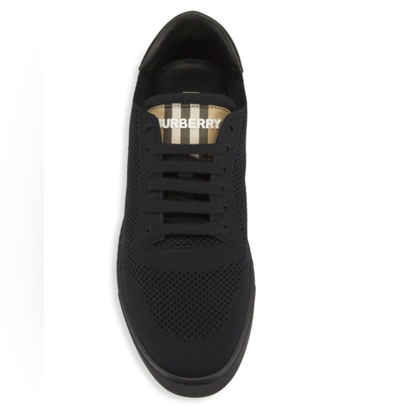 Men’s Burberry Robin Knit Sneakers Black - Authentic - Limited Edition-Sz 41/8 - Picture 1 of 7